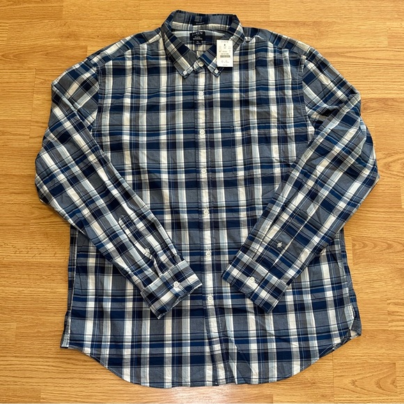 J. Crew Men’s Classic Flex Washed Shirt - Picture 1 of 3